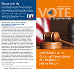 Your Right to Vote in NYS - Individuals with Criminal Convictions and Those Detained in Jail or Prison