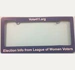 LWV License Plate Holder
